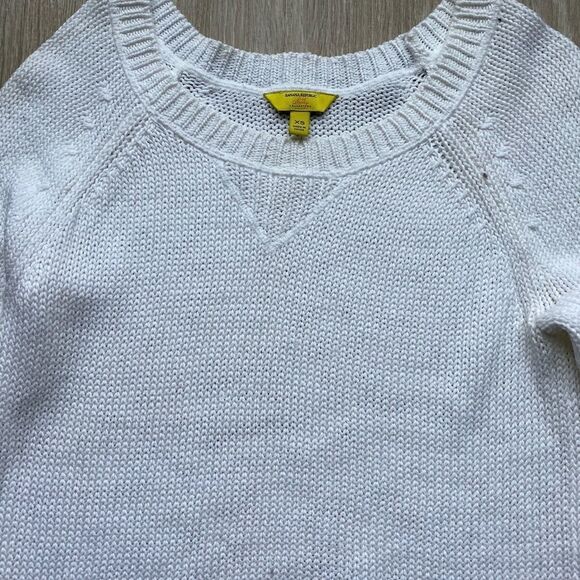 Banana Republic Milly‎ Collection White Cotton Sweater - Picture 7 of 8